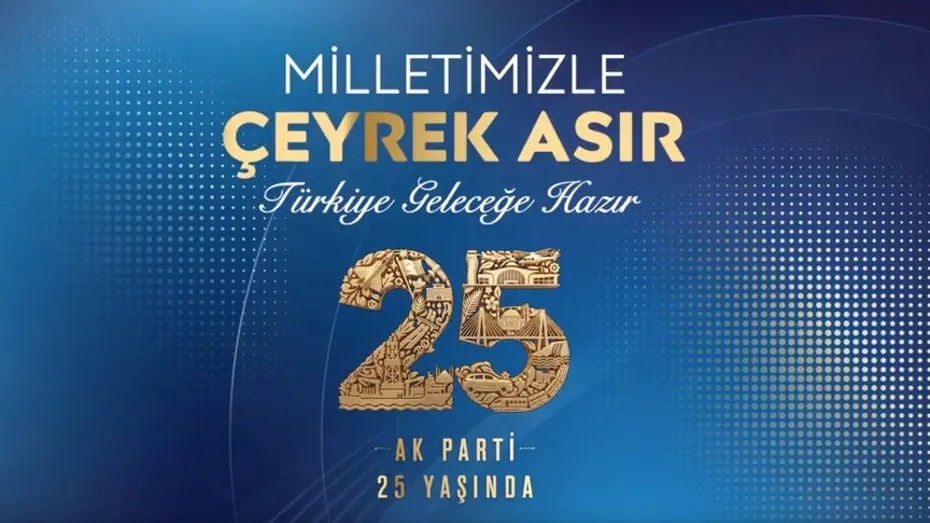 AK Parti'den 25. Yıl Logosu ve Görkemli Kutlama Hazırlıkları