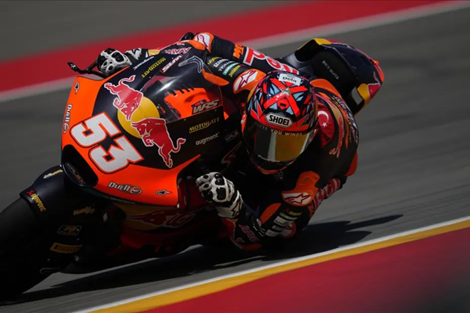 Deniz Öncü Moto2 Hollanda Grand Prix'sinde Kaza Yaparak Yarış Dışı Kaldı