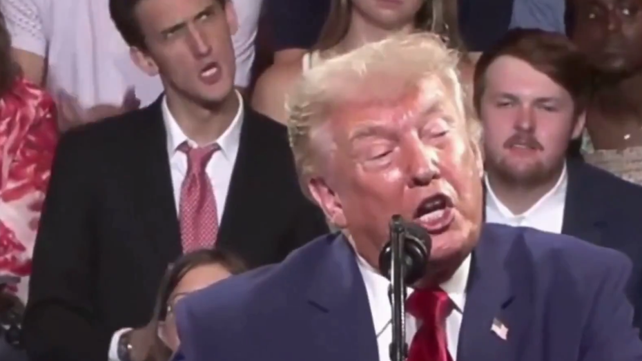 Donald Trump'ın Mitinginde İlginç Anlar: Genç Taklitçi Sosyal Medyayı Salladı