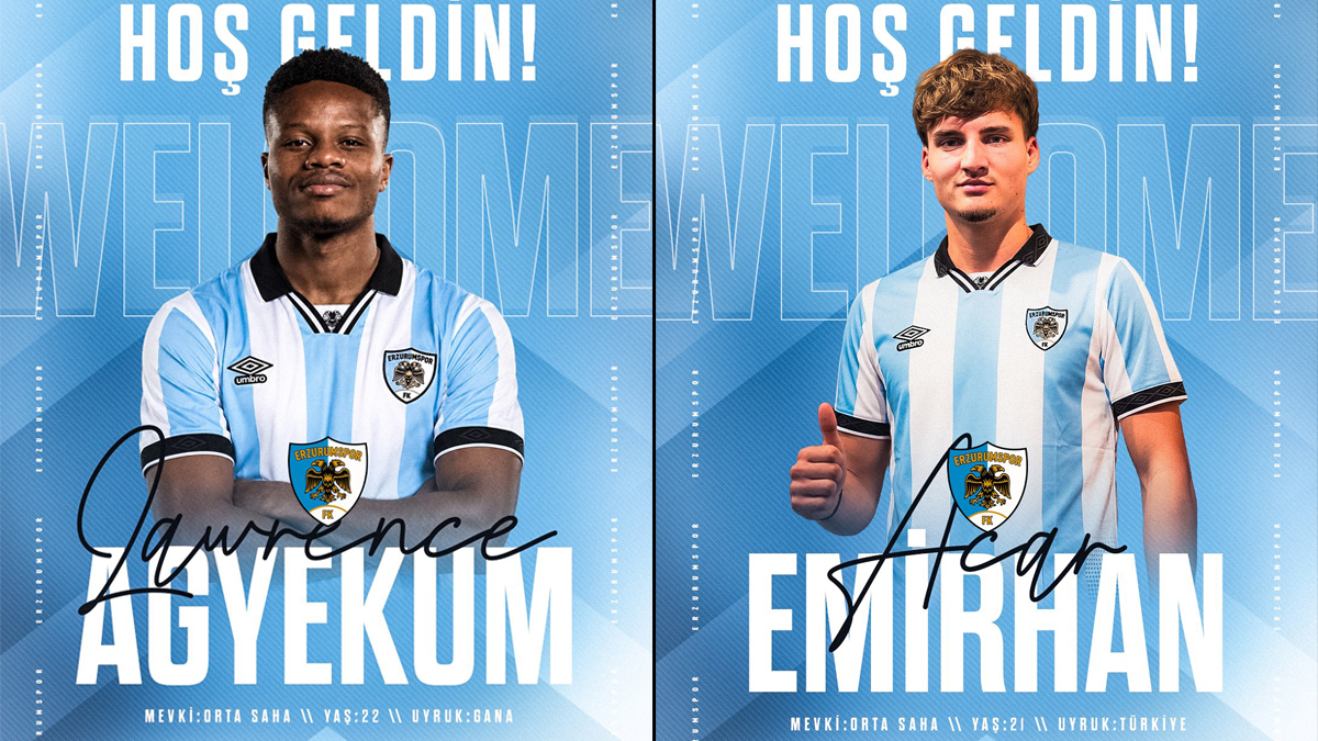 Erzurumspor'dan Son Dakika Çifte Transfer Hamlesi