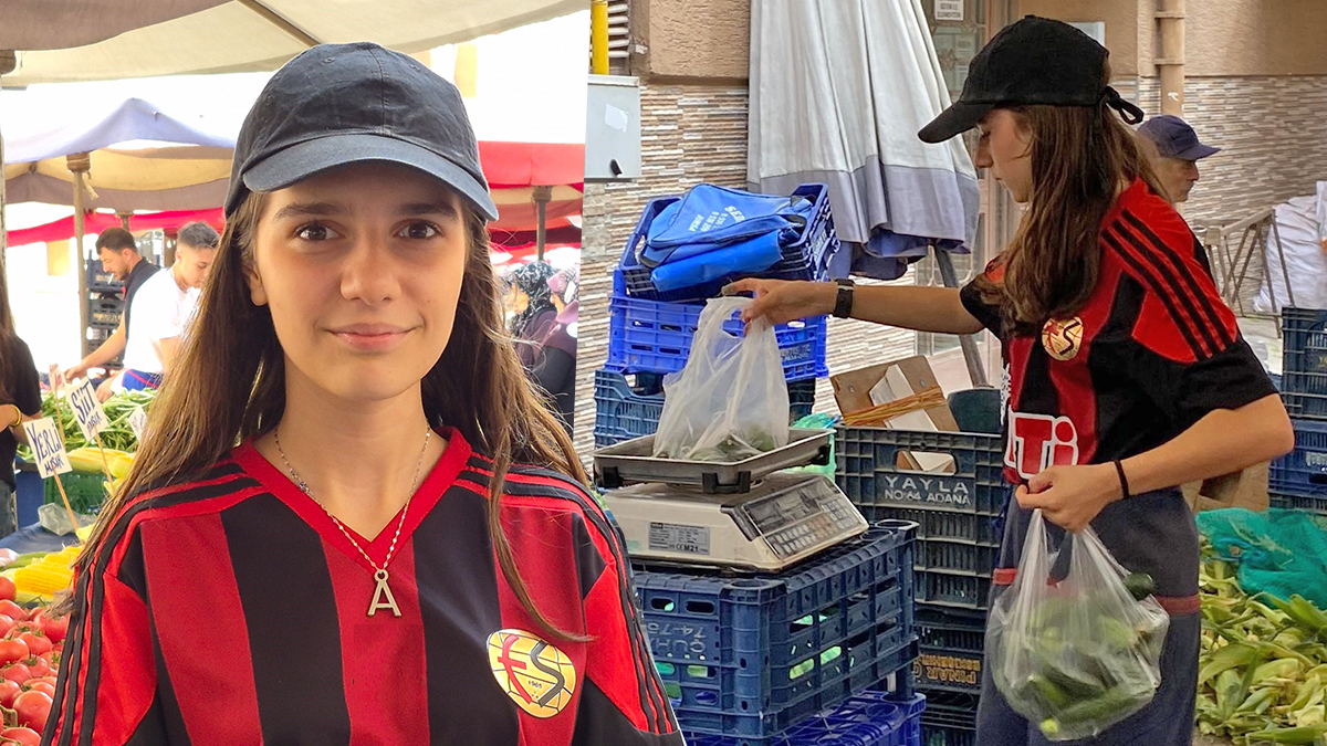 Formasını Giydi Tezgah Başına Geçti: 14 Yaşındaki Azra Harçlığını Böyle Çıkarıyor