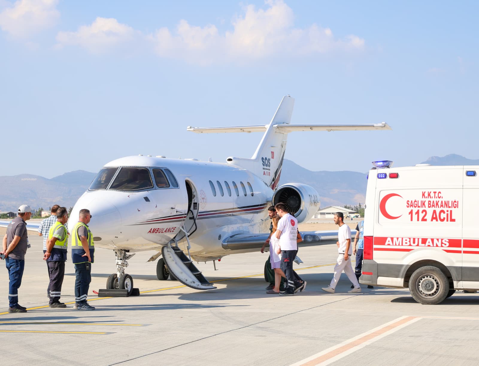 Girne Gemi Kazasından Kurtarılan Hamile Kadın Kocaeli'ye Nakledildi