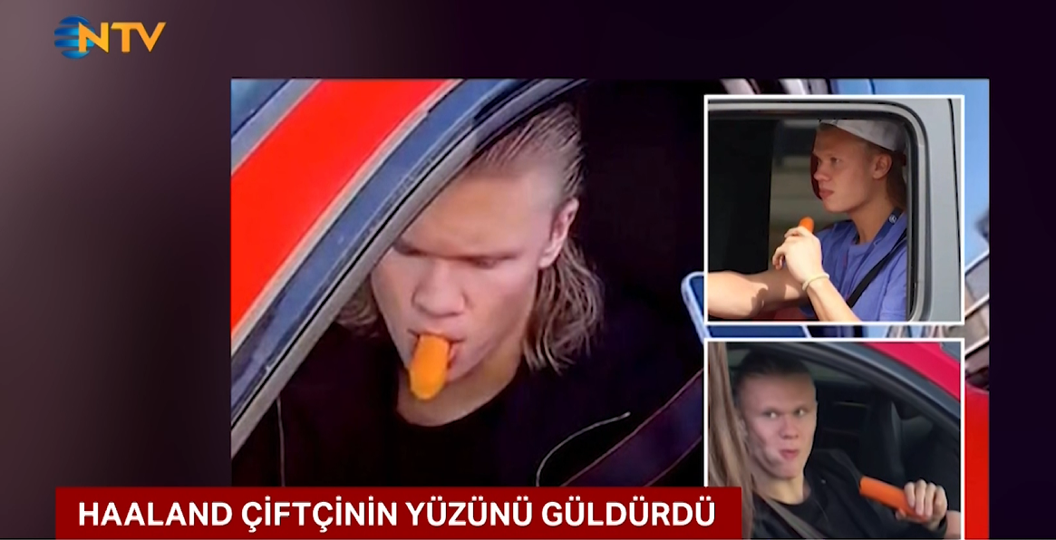 Haaland'ın Havuç Alışkanlığı Norveç'te Satışları Patlattı