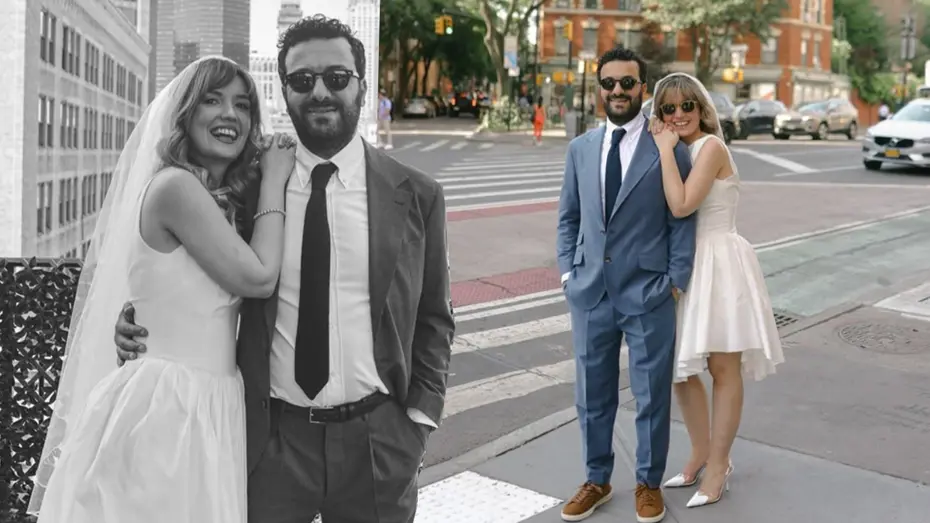 Hasan Can Kaya ve Duygu Karabaş New York'ta Dünyaevine Girdi