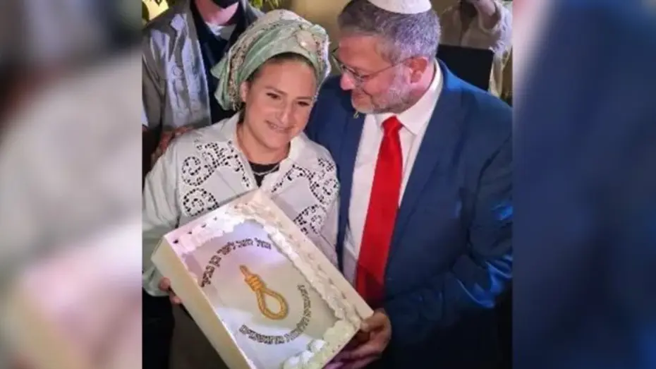 İsrailli Bakandan Skandal Kutlama: İdam Yasası Mesajlı Yağlı Urganlı Pasta