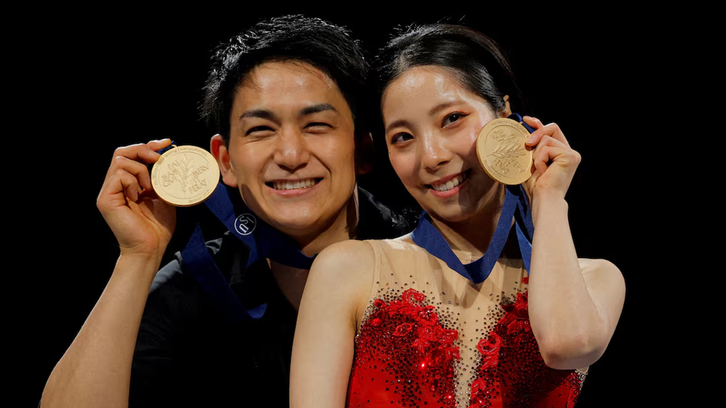 Japonya'nın Milli Buz Pateni Şampiyonları Miura ve Kihara Evleniyor