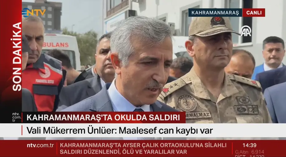 Kahramanmaraş'ta Okul Saldırısı: 4 Kişi Hayatını Kaybetti