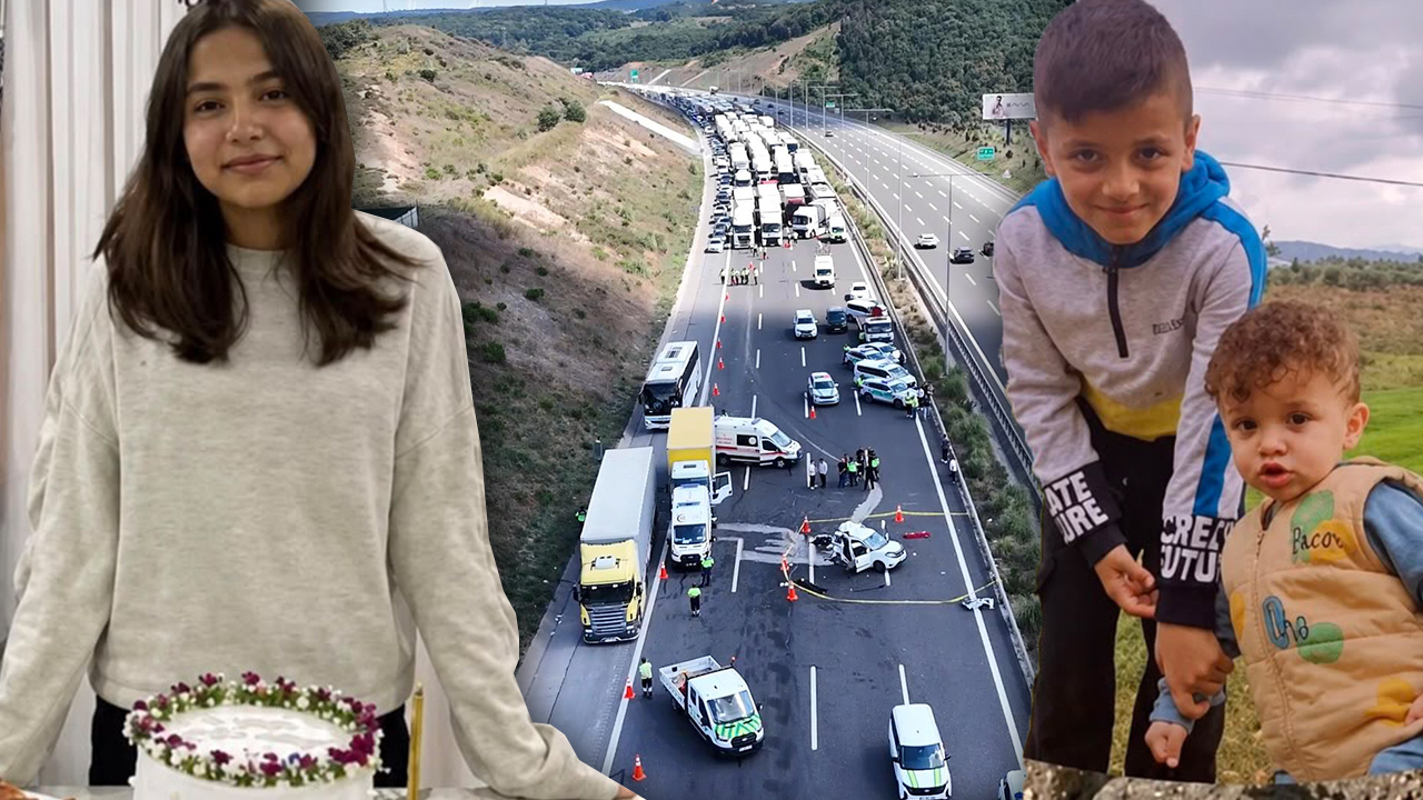Kuzey Marmara Otoyolu'ndaki Faciada Hayatını Kaybeden 3 Kardeş Son Yolculuğuna Uğurlandı