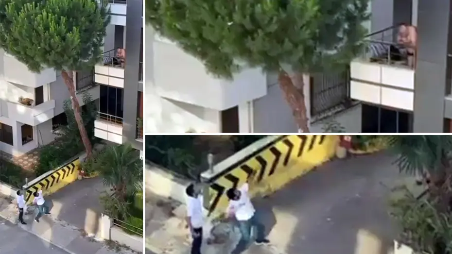 Maltepe'de Kadına Şiddete Mahalleli Tepkisi: Balkondaki Şahsa Taşlı Müdahale