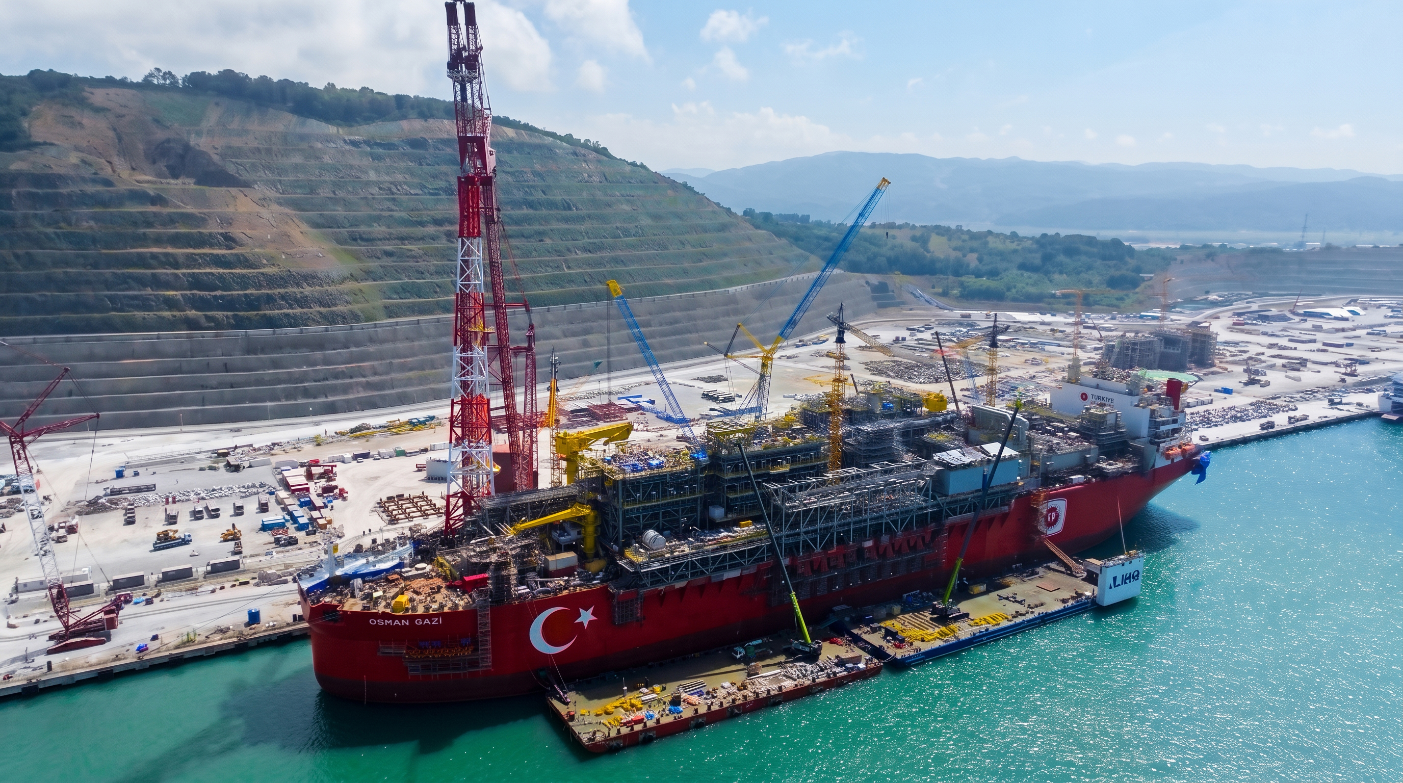 Osman Gazi Yüzer Üretim Platformu'nda Kritik Aşama: Görev İçin Gün Sayıyor