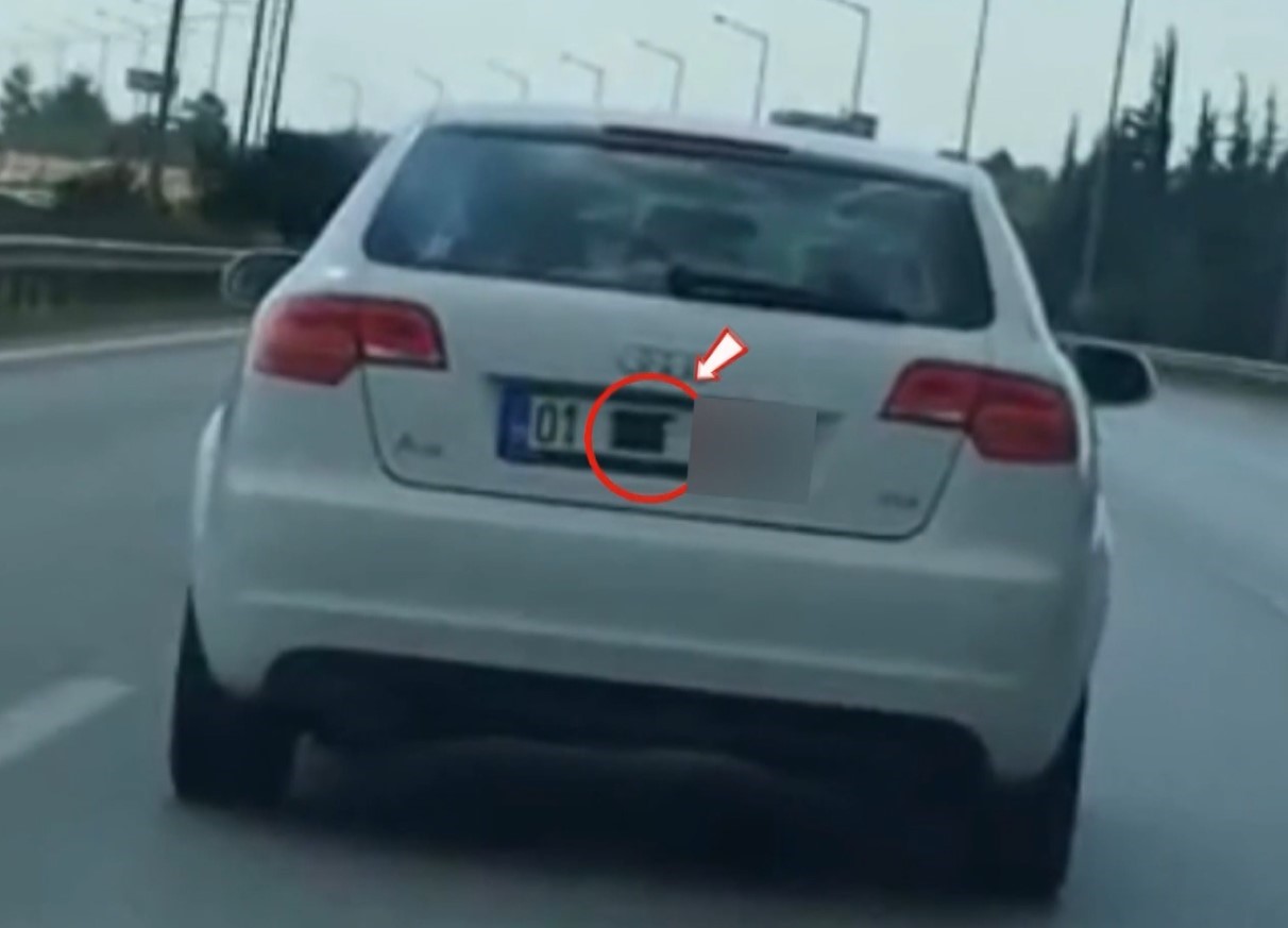 Otoyolda Plaka Gizleyerek Seyreden Sürücüye Rekor Ceza