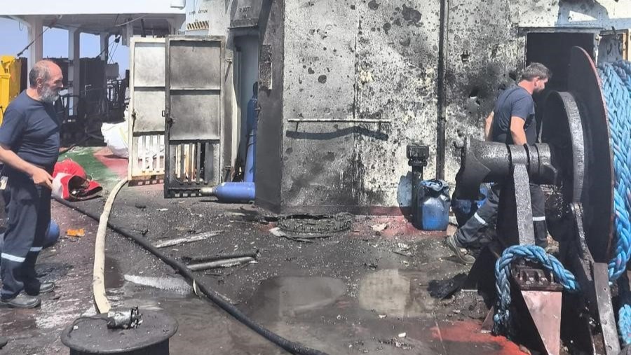 Rusya Açıklarında Türk Bayraklı Kuru Yük Gemisine İHA Saldırısı