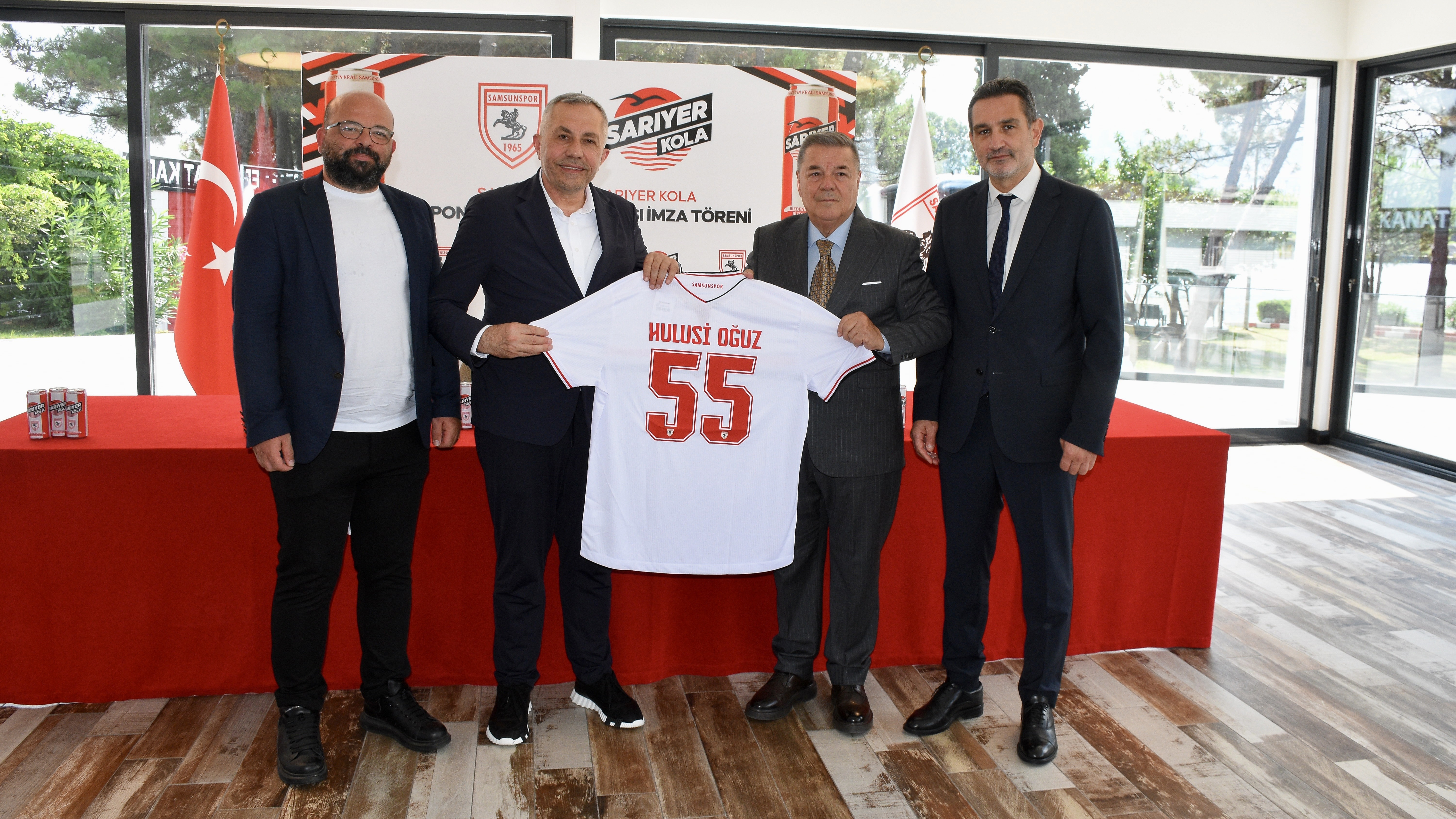 Samsunspor'dan Yeni Sponsorluk Hamlesi: Sarıyer Kola ile Sözleşme İmzalandı