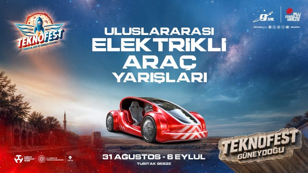 TEKNOFEST Uluslararası Elektrikli Araç Yarışları'nda Elektrikli ve Hidrojenli Araçlar Piste Çıkıyor