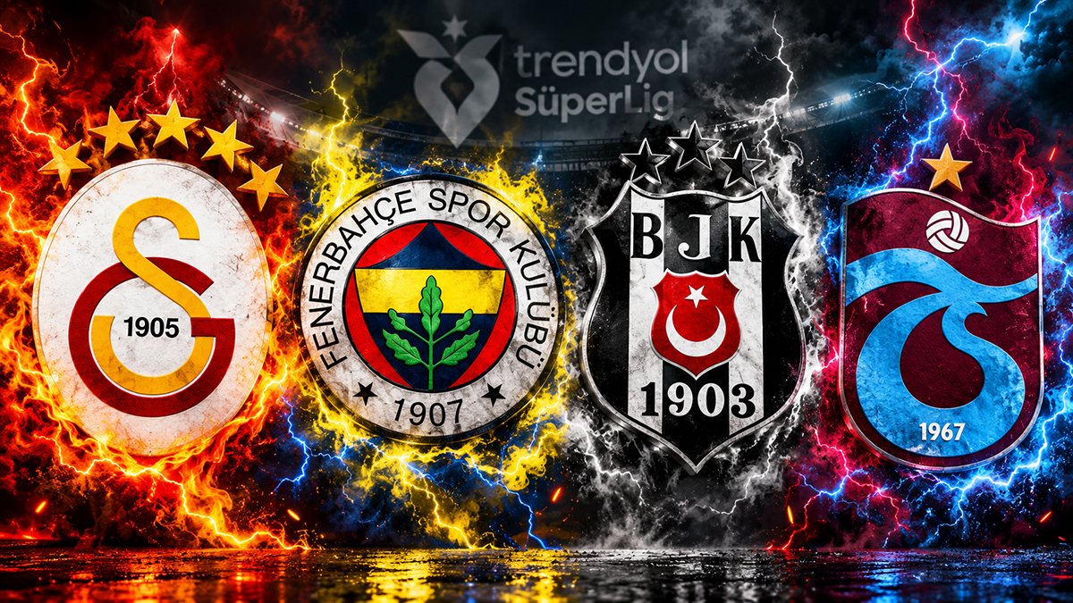 TFF Resmen Duyurdu: Süper Lig'de Dört Büyüklerin Kadro Listeleri Açıklandı