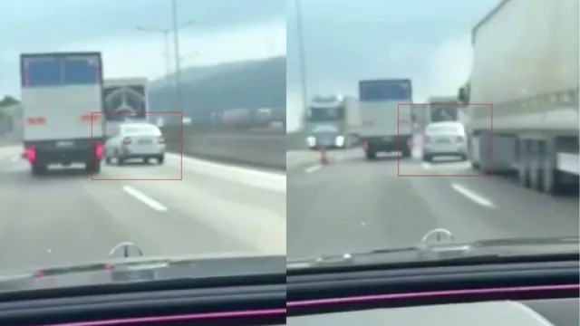 Trafikte Tehlikeli Hareketin Bedeli Ağır Oldu: Makas Atan Sürücüye 90 Bin Lira Ceza
