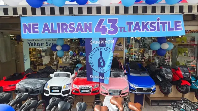 Kütahyaspor'un Şampiyonluk Gururu Şehri Sardı: 43 TL Taksitli Dev Kampanya Başladı!