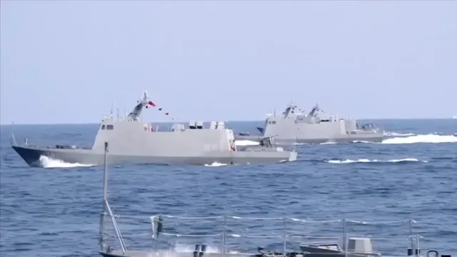 Tayvan Boğazında Gerilim Tırmanıyor: Çin Bölgeye 100'den Fazla Gemi Gönderdi