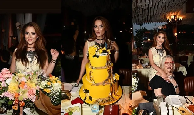 Melisa Özmen’den Boğaz Manzaralı ve Sarı Konseptli Görkemli Doğum Günü Kutlaması