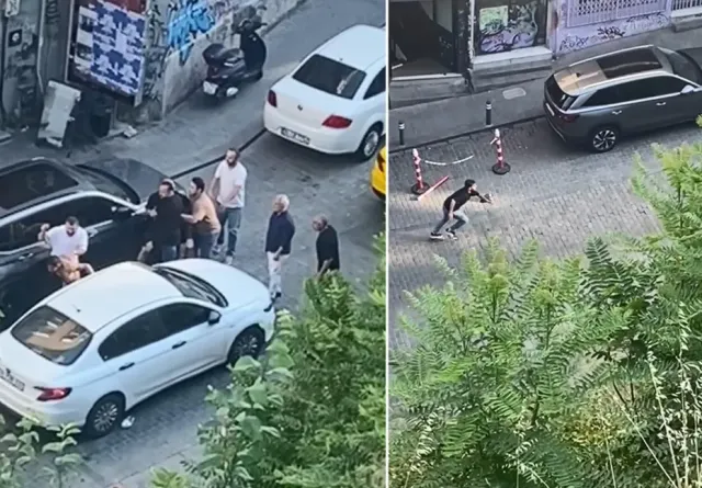 Beyoğlu'nda Çıplak Adam Paniği: Motosikletin Önüne Atladı ve Dayak Yedi