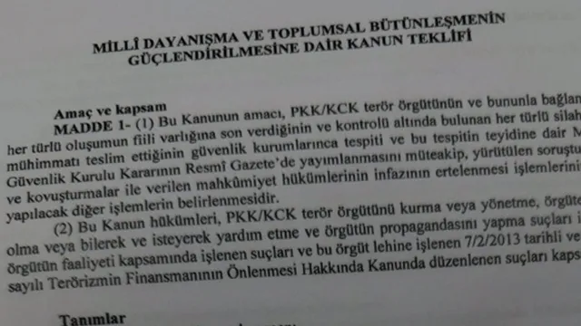 Çerçeve Yasa İçin İlk Onay: Komisyondan Geçen Süreç Yasasında Hangi Maddeler Var?