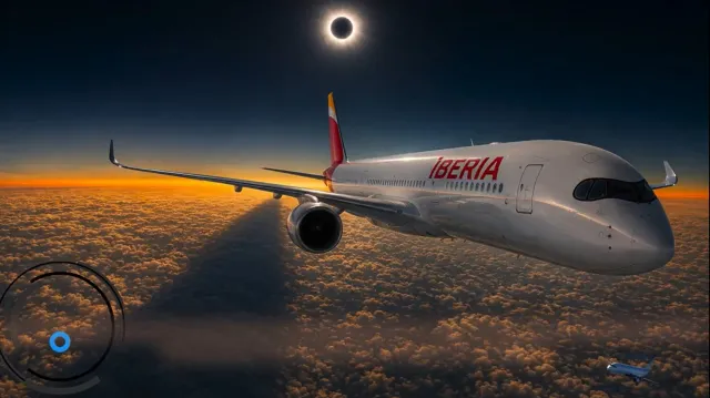 Güneş Tutulması İçin Gökyüzünde Özel Uçuş: 10 Bin Metreden Canlı Yayınlandı