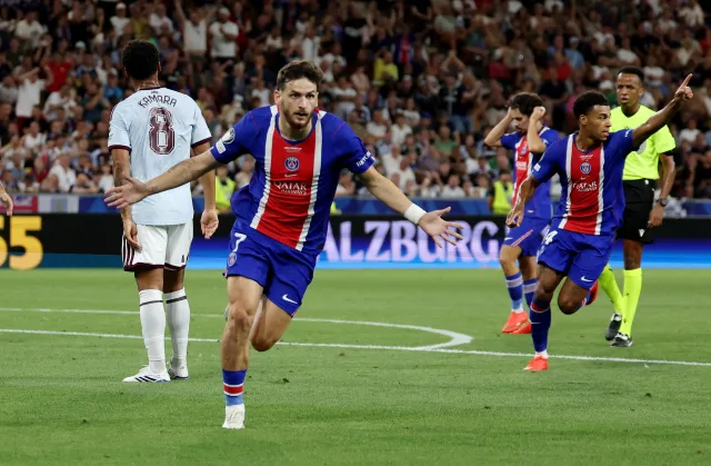 PSG, Aston Villa'yı Mağlup Ederek UEFA Süper Kupa'nın Sahibi Oldu