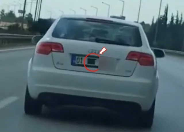 Otoyolda Plaka Gizleyerek Seyreden Sürücüye Rekor Ceza