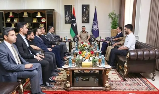 Libya İçişleri Bakanı Al-Tarabulsi ve Türk Büyükelçiden Güvenlik Ortaklığı Görüşmesi