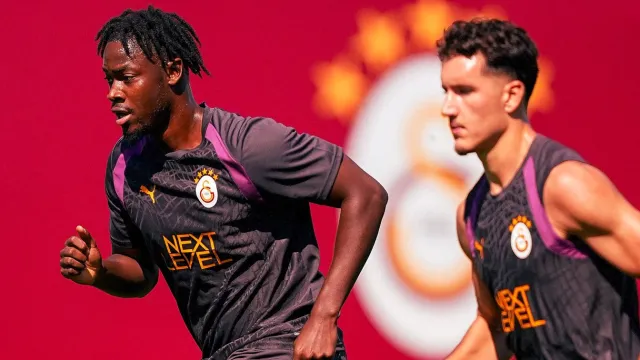 Galatasaray'da El Chadaille Bitshiabu Heyecanı: İlk İdmanına Çıktı