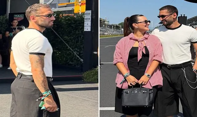 Hakan Çalhanoğlu'nun Formula 1 Tarzı Gündem Oldu: Monza'da Eşiyle Boy Gösterdi