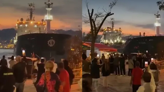 İstanbul Boğazı'nda gemi arızası. Gemi trafiği çift yönlü askıya alındı