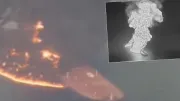 Hürmüz'de dev tanker mayına çarptı