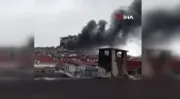 Bayrampaşa'da sanayi sitesinde yangın