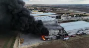 Kırklareli'nde ilaç fabrikasında yangın