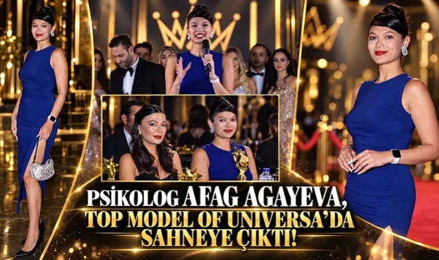 Psikolog Afag Agayeva, Top Model of Universa'da Sahneye Çıktı