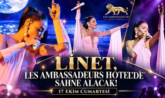 Linet, Les Ambassadeurs Hotel'de Sahne Alacak