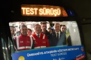 İstanbul'un Yeni Metro Hattında Test Sürüşü Yapıldı