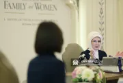 Emine Erdoğan, lider eşleriyle Ankara'da buluştu