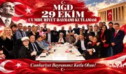 Magazin Gazetecileri Derneği MGD'de 29 Ekim kutlaması
