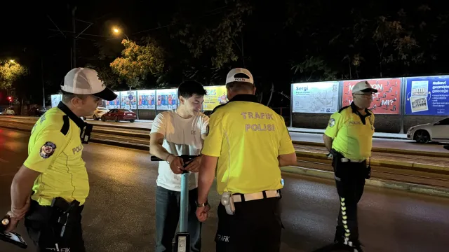 Eskişehir'de Alkollü Skuter Sürücüsüne 25 Bin Lira Ceza