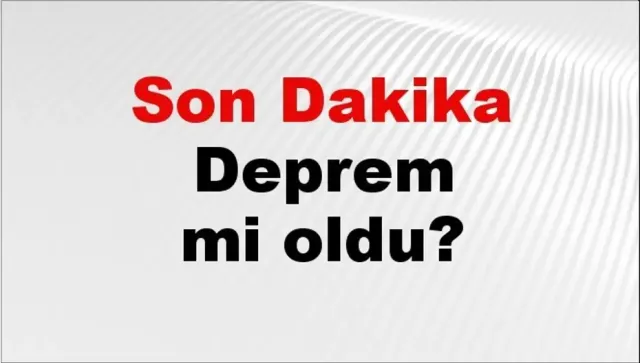 Van'da Korkutan Sarsıntı: 1 Temmuz 2026 Son Deprem Haberleri