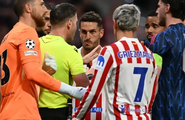 Atletico Madrid-Arsenal Maçında Hakem İsyanı: Arteta 13 Kez İzlenen Karara Ateş Püskürdü