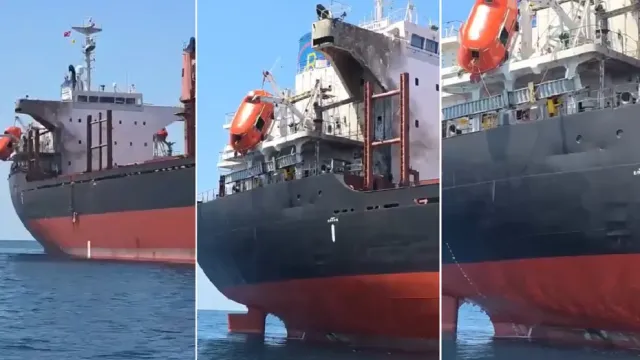 Rusya'da Saldırıya Uğrayan Ticari Gemi İstanbul Açıklarına Sığındı