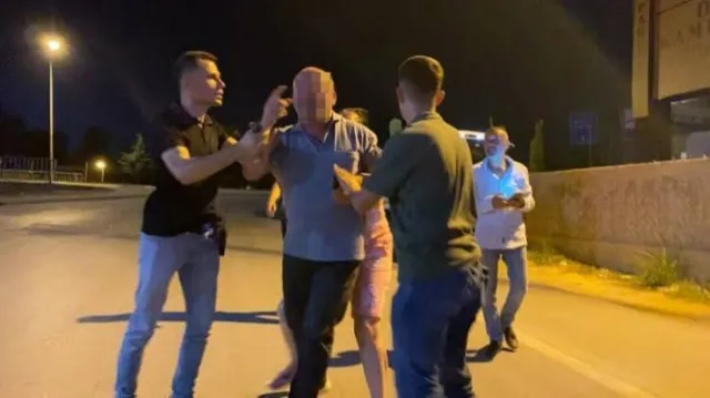 Bursa'da Alkollü Sürücüden Skandal: Basın Mensuplarına Mermer Fırlattı