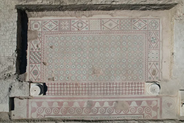 Pompeiopolis Antik Kenti'nde 105 Metrekarelik Tarihi Mozaik Bulundu