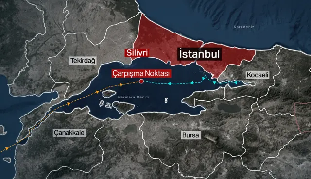 Marmara'daki Gemi Kazasında Kritik Gelişme: Tuğberk İmamoğlu Gemisi Bin Metrede Olabilir