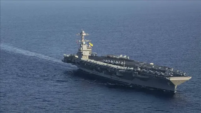 Dünyanın En Büyük Uçak Gemisi USS Gerald R. Ford Ortadoğu'da Yeniden Görevde