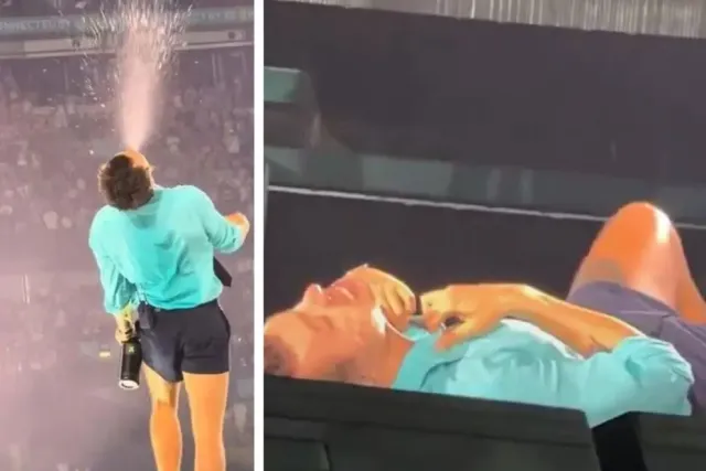 Harry Styles Konserinde Korkutan Anlar: Sahnede Yere Yığıldı