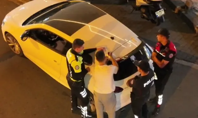 Başakşehir'de Drone Destekli Gürültü Denetimi: 3 Araç Trafikten Men Edildi